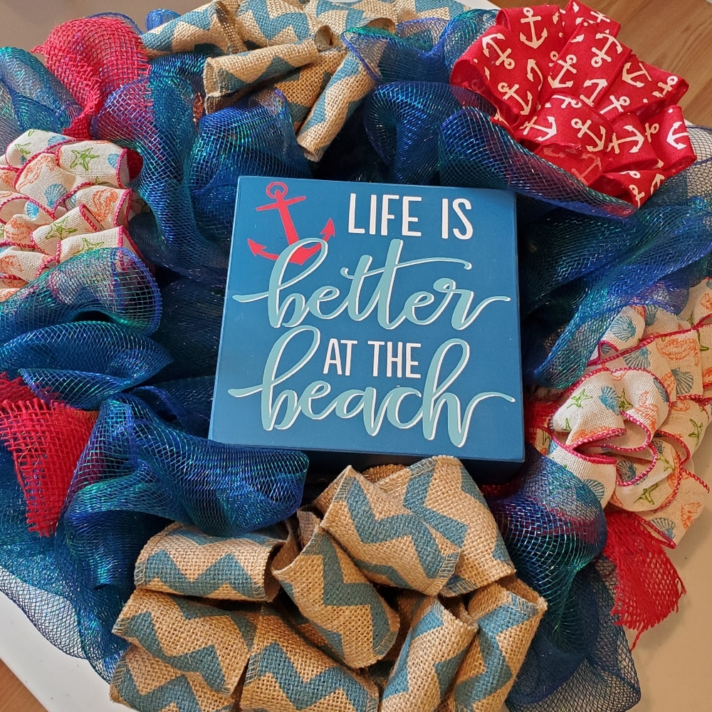 Beach wreath
